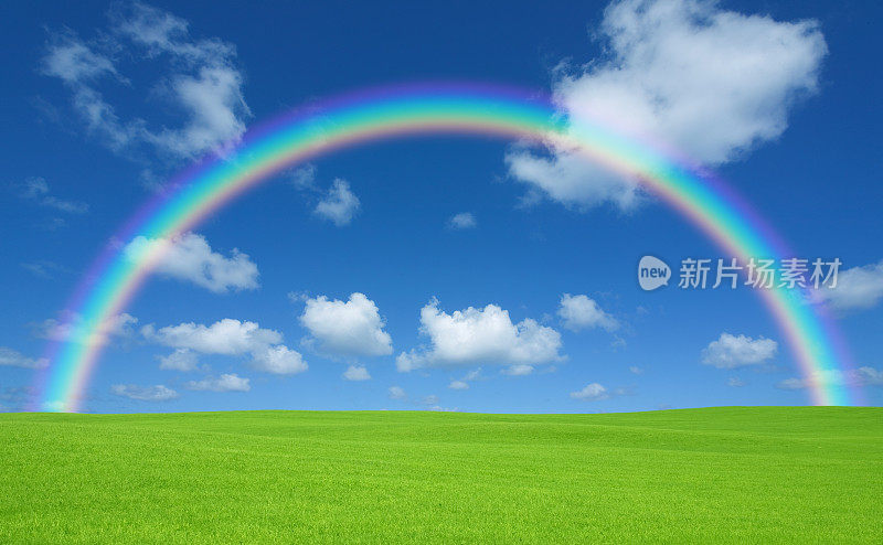 绿野与彩虹