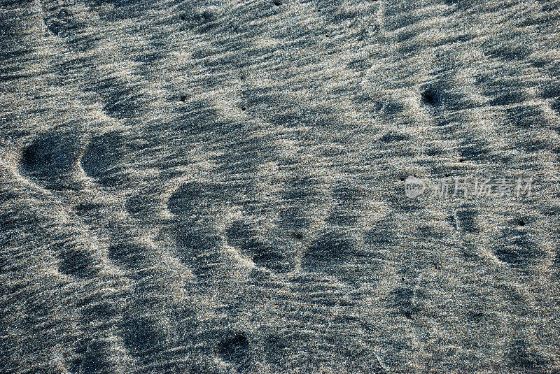 波纹黑砂自然背景