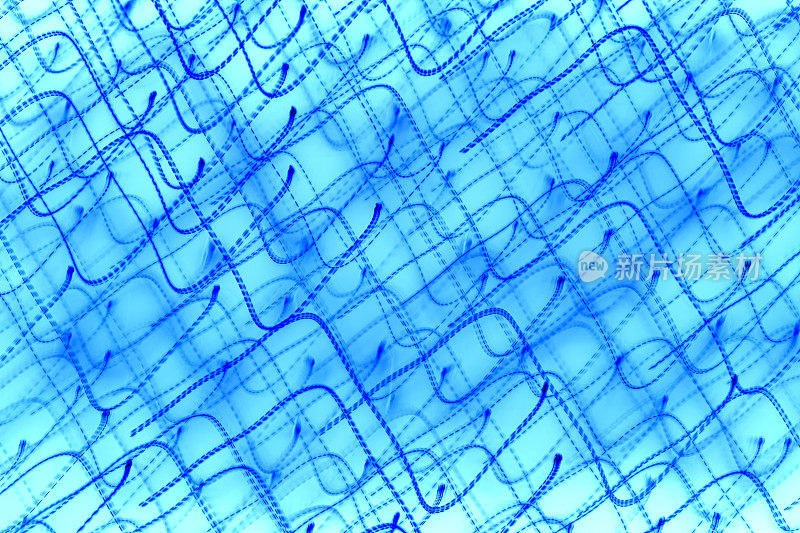 带有运动模糊效果的抽象背景(蓝色)