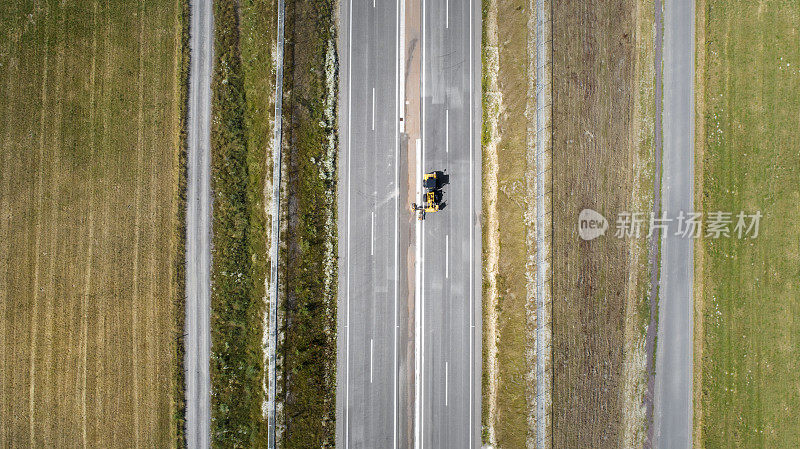 联邦道路建设工地