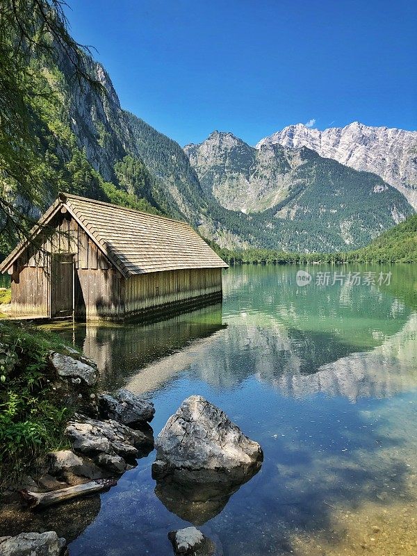 巴伐利亚阿尔卑斯山的美妙景色。德国巴伐利亚州贝希特斯加德纳国家公园