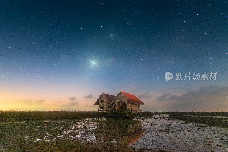 泰国的星空之夜