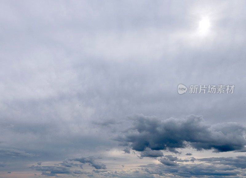 下雨的天空