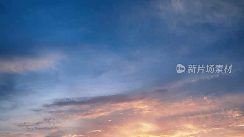 日落的天空背景