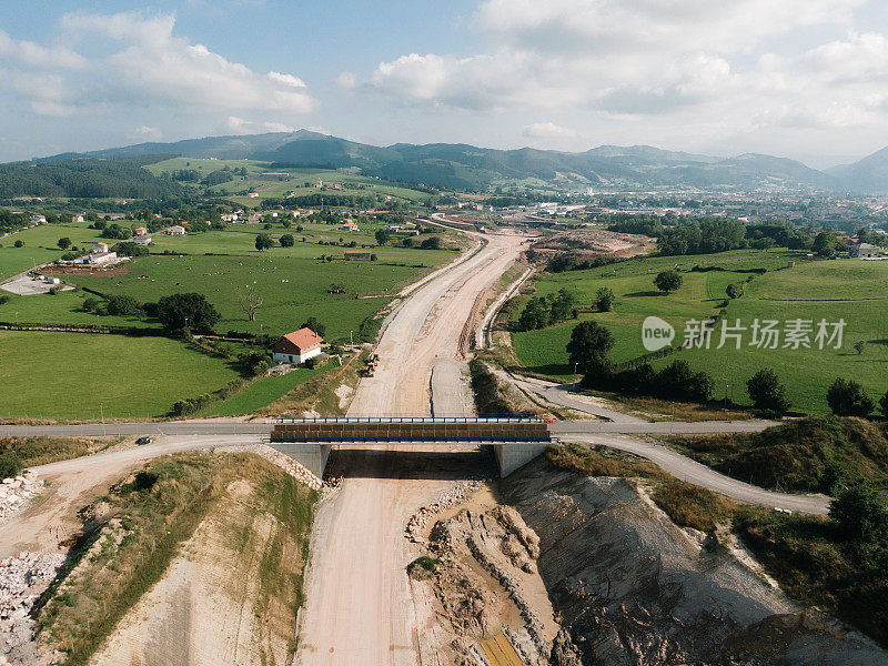 高速公路在建设中