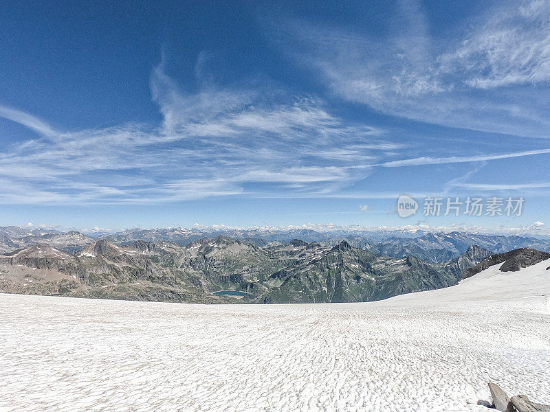 阿尔卑斯山风景在瑞士阿尔卑斯山