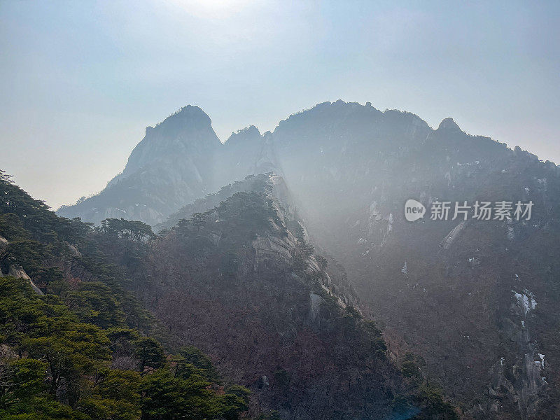 韩国冬季登山