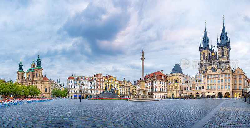 布拉格老城广场全景