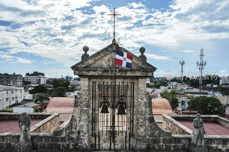 多米尼加共和国圣多明各国家万神殿鸟瞰图