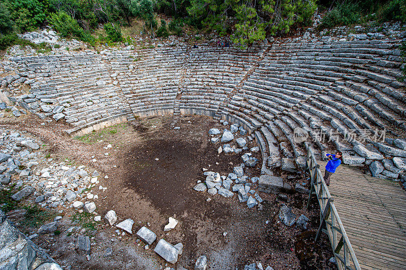 安塔利亚Phaselis古城圆形剧场