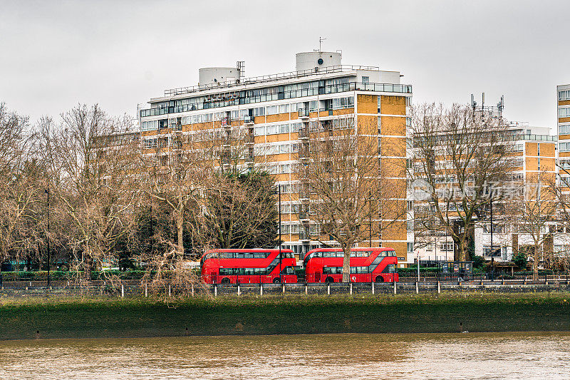 英国伦敦的一栋旧市政住宅