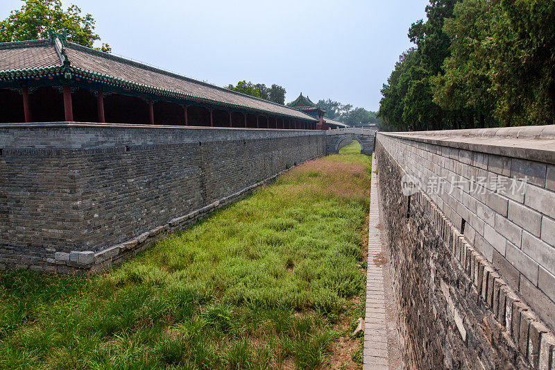 中国天坛公园的夏季景观