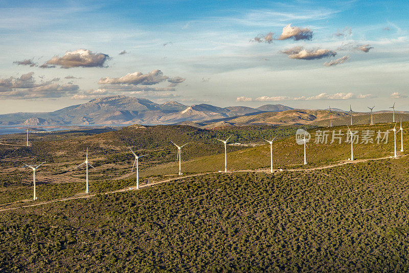 风力涡轮机风景