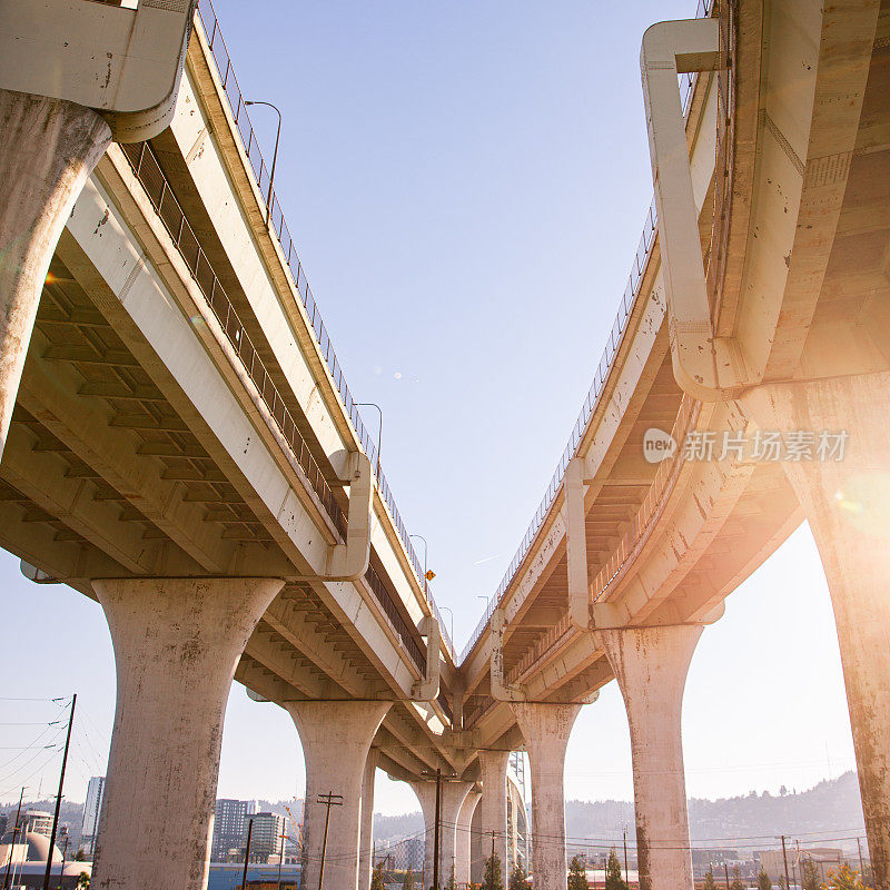 俄勒冈州波特兰市州际公路立交桥