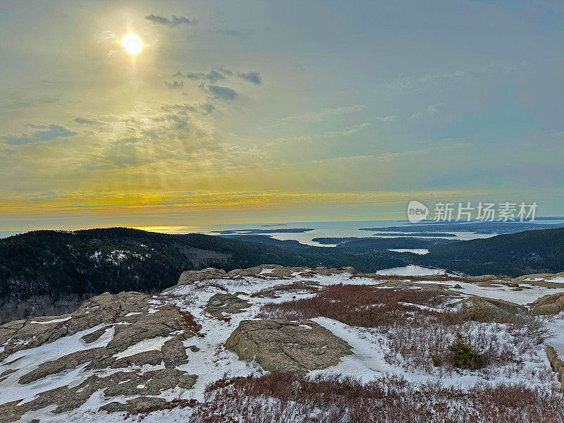 秃峰山，阿卡迪亚国家公园