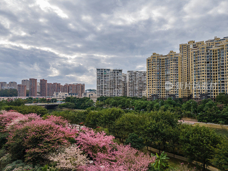 花园城住宅大厦鸟瞰图