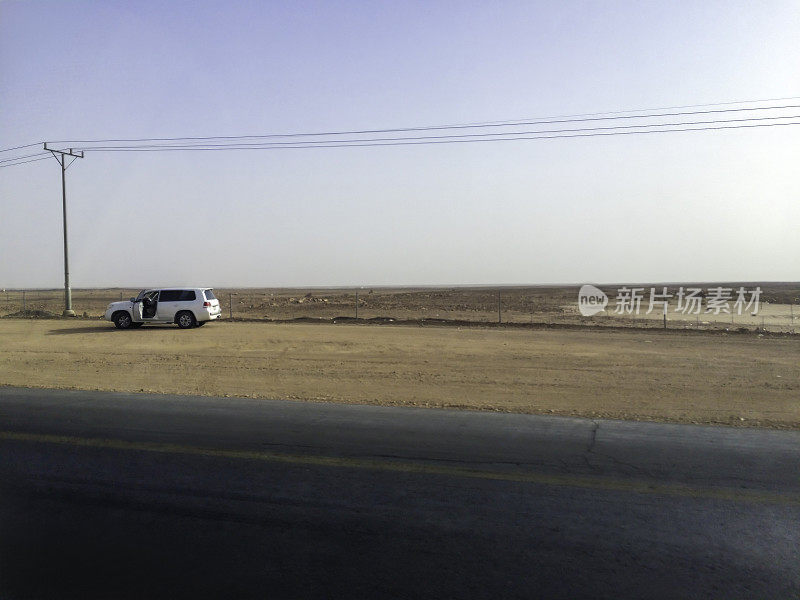 沙特阿拉伯公路沿线景观