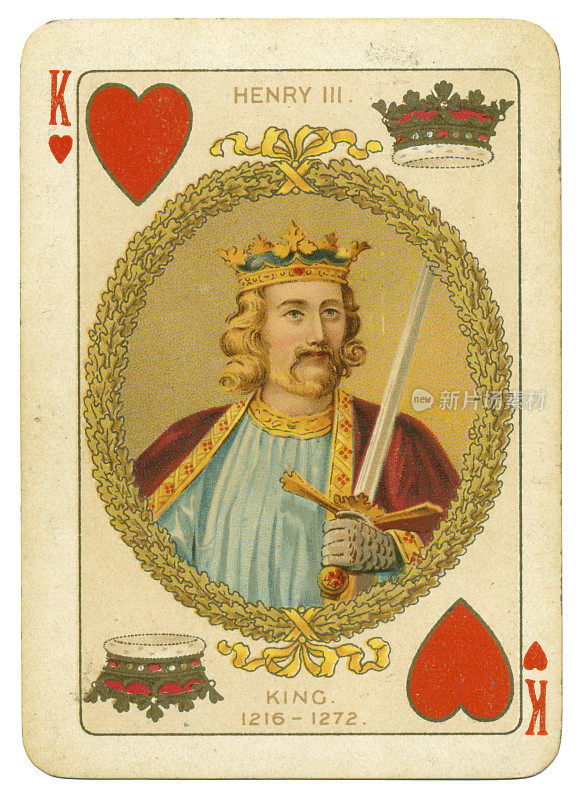 亨利三世，英国红心国王