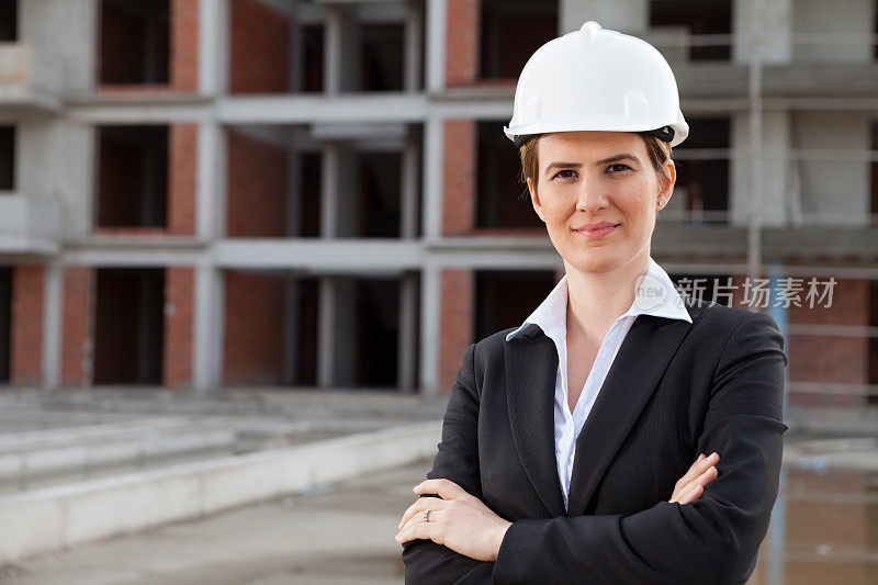 年轻女性建筑师