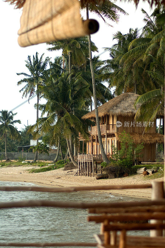 巴厘岛的海滩小屋