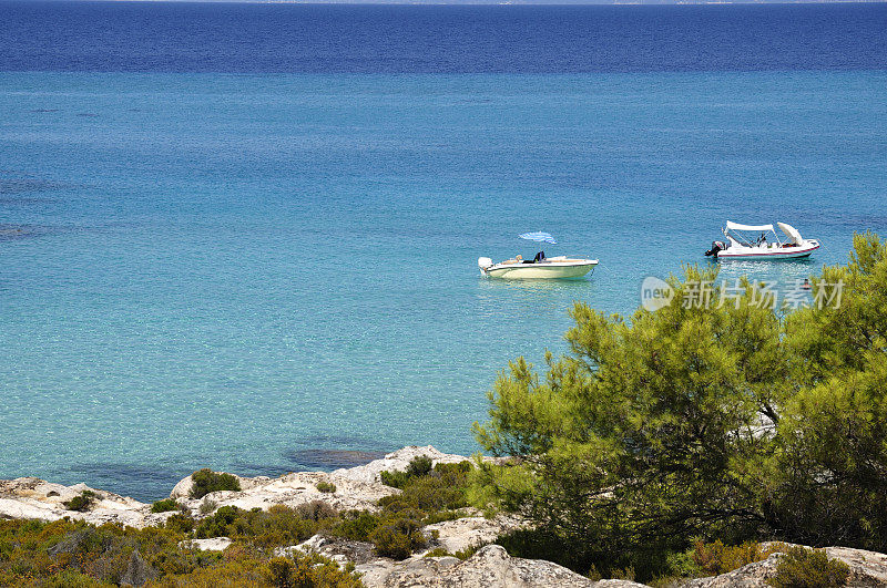 波托卡利海滩，西特尼娅，希腊