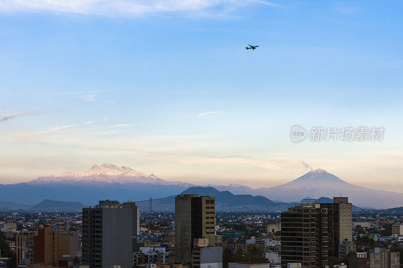 墨西哥城的火山