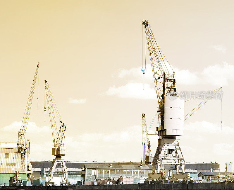 汉堡港船厂或码头