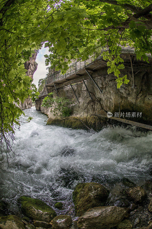 萨克里肯特峡谷费蒂耶土耳其