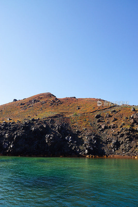 卡梅尼岛，圣托里尼岛附近，希腊