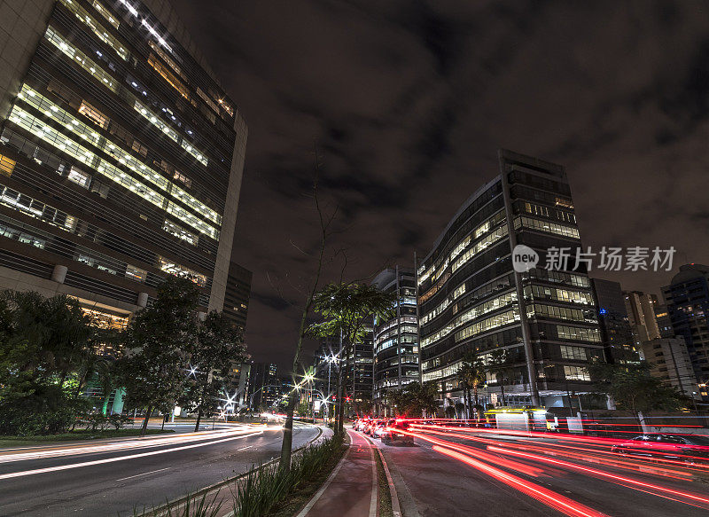 São圣保罗，巴西的夜景