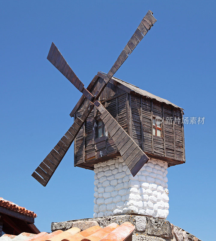 保加利亚索佐波尔的小风车