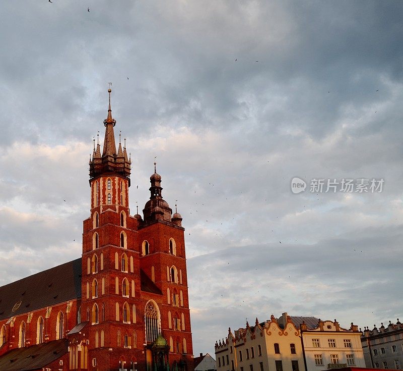 Kraków在晚上