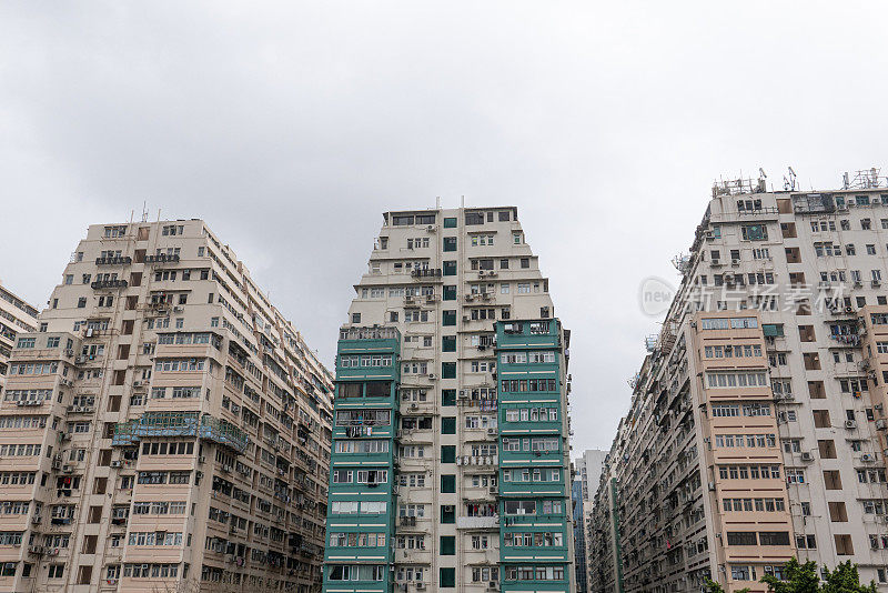 香港九龙半岛大角咀的住宅大厦