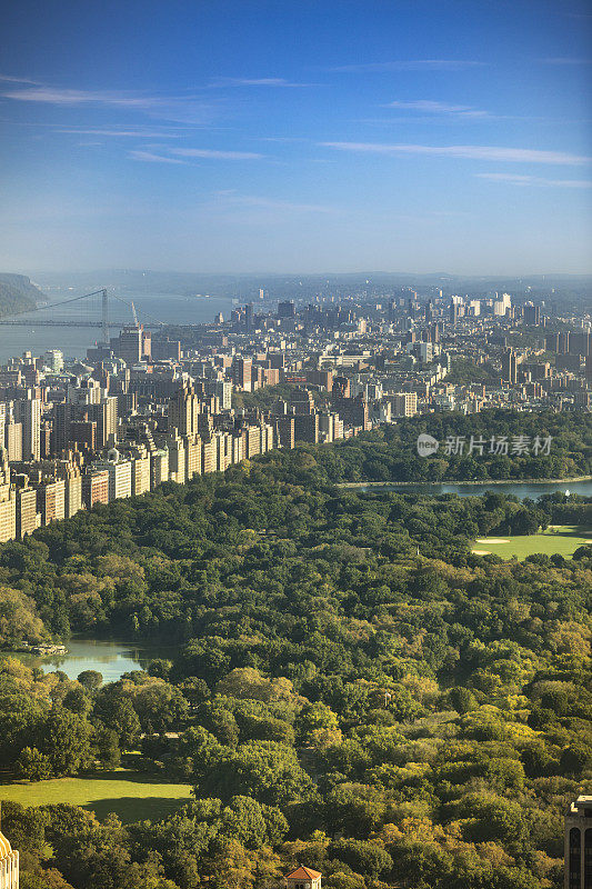 曼哈顿市中心的城市景观在美国纽约市