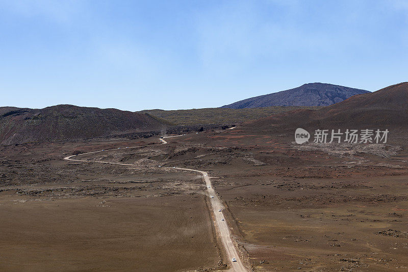 沙布尔斯平原火山路，留尼旺岛