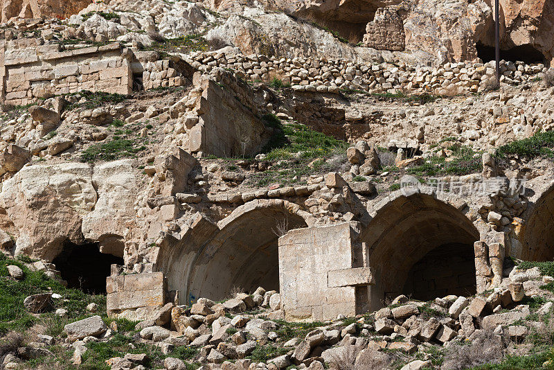 土耳其卡帕多西亚戈雷米的窑洞