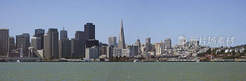 旧金山:市中心天际线全景图