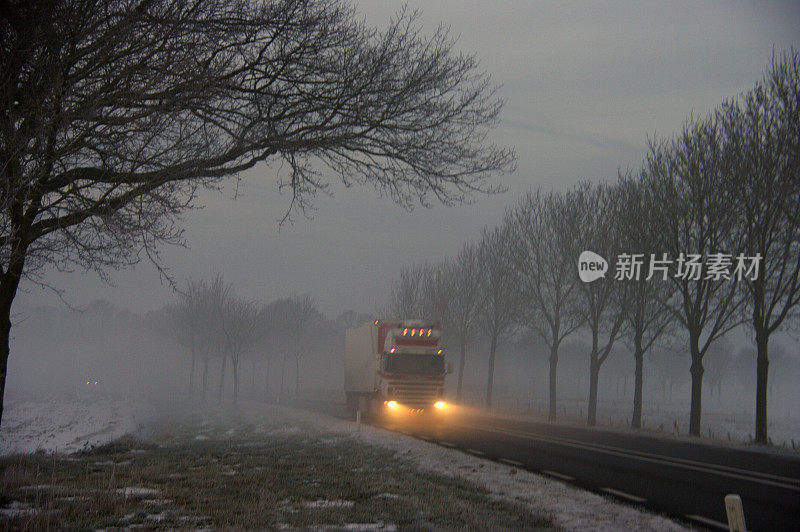 美丽的荷兰冬季景观