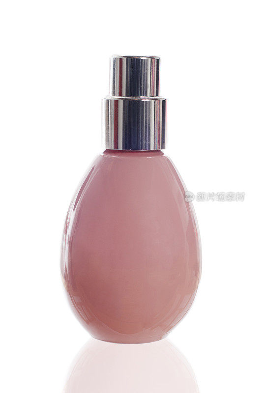 粉色椭圆形香水瓶