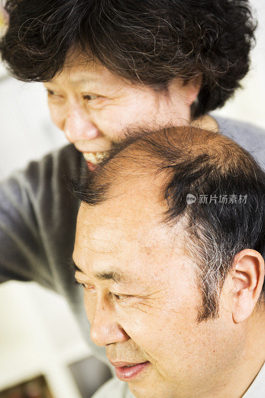 亚洲夫妇肖像