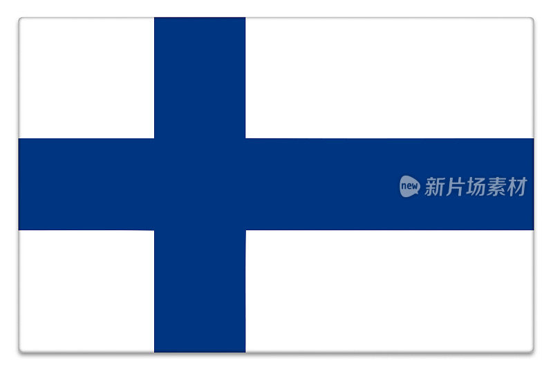 芬兰国旗上的白色光泽