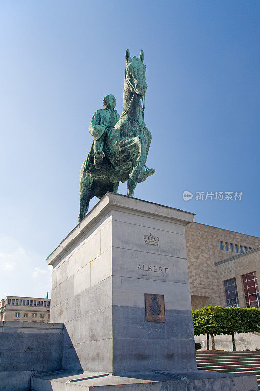 布鲁塞尔阿尔贝一世的雕像