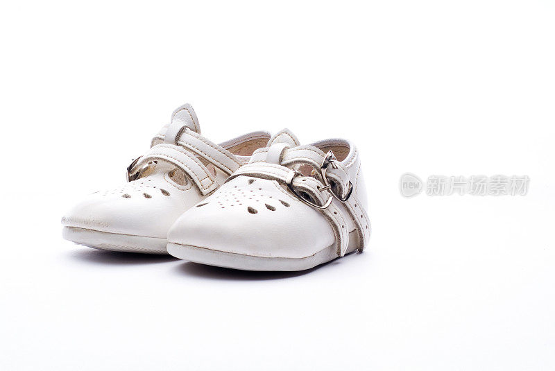 白色婴儿鞋系列