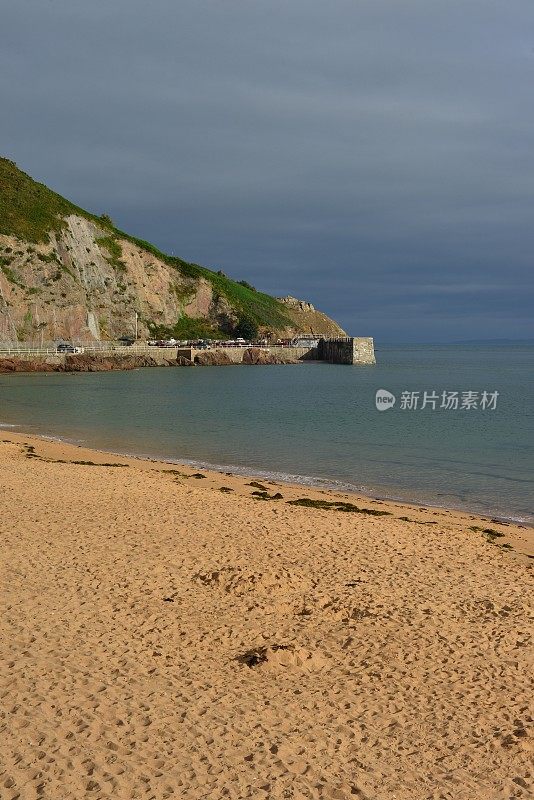 数德莱克海滩，泽西岛，英国