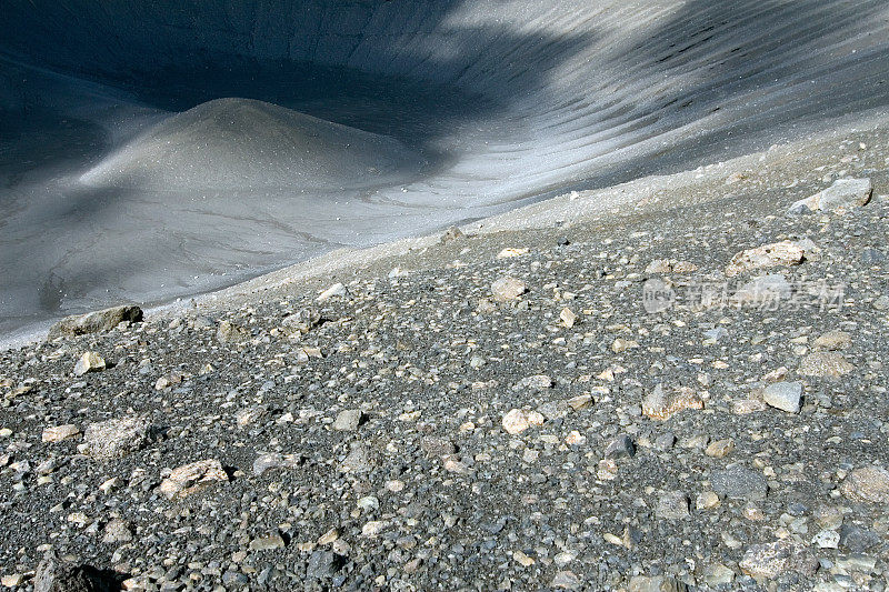 冰岛的Hverfjall火山口