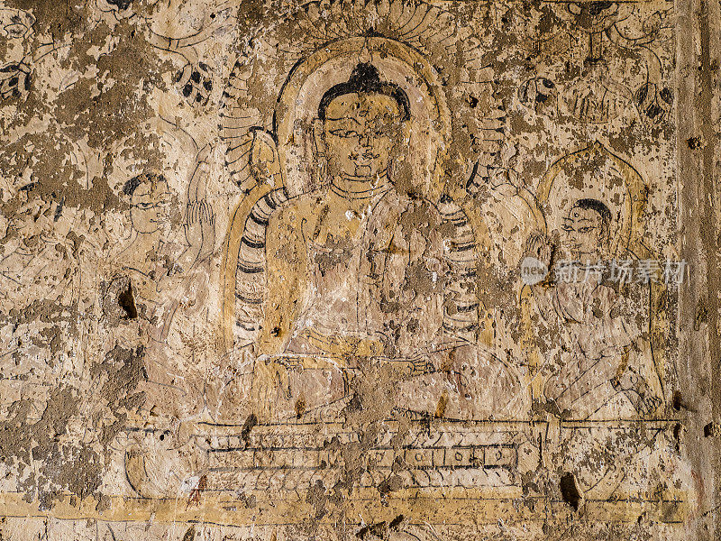 缅甸蒲甘的唐古尼庙古画