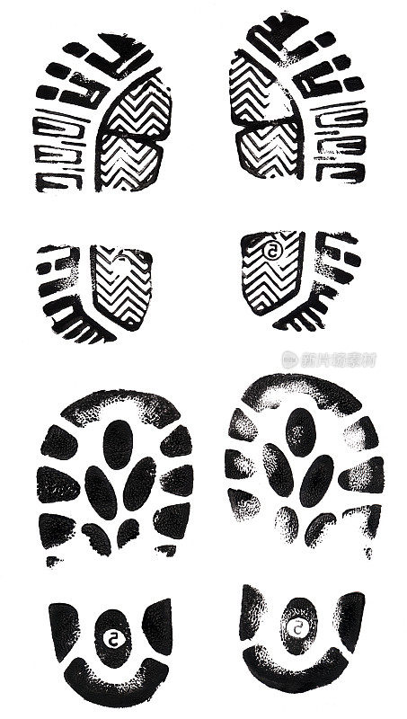 孩子Shoeprints