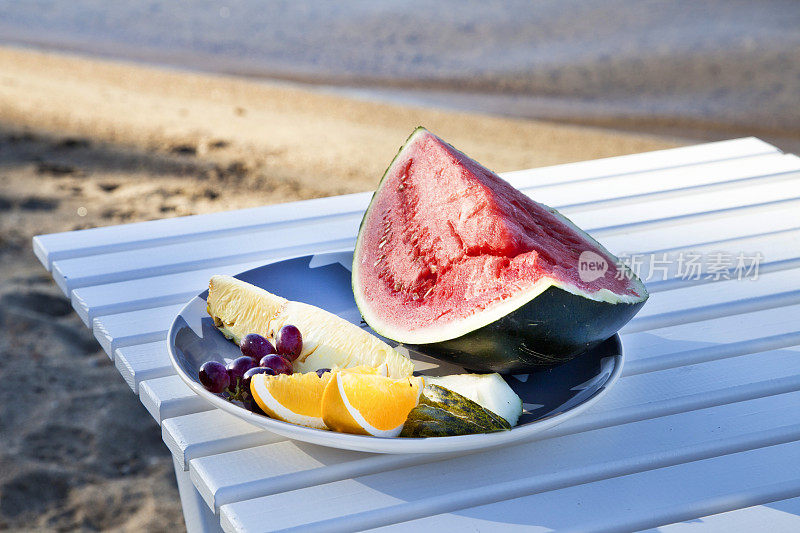 海滩野餐