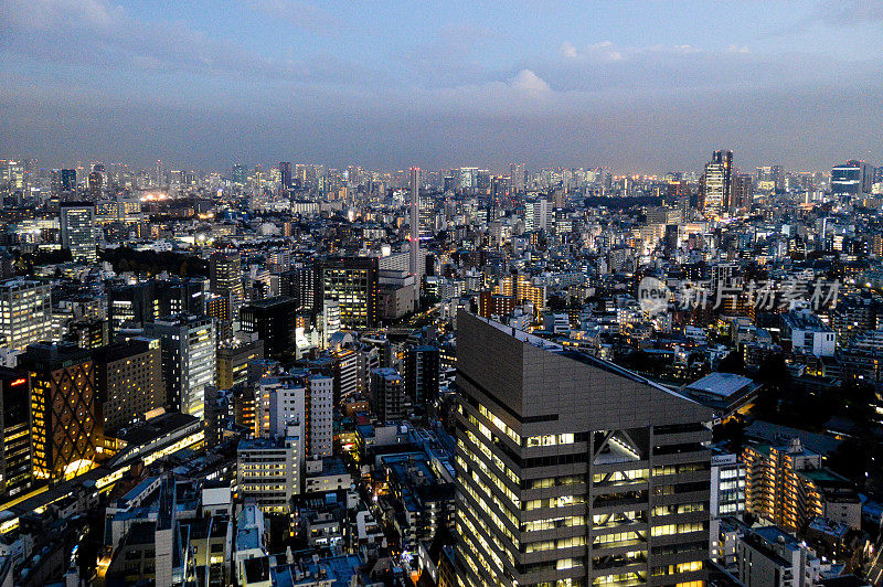 东京城市天际线