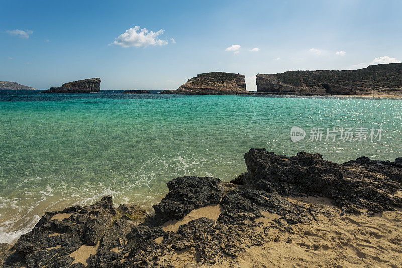 蓝色泻湖，Comino，马耳他